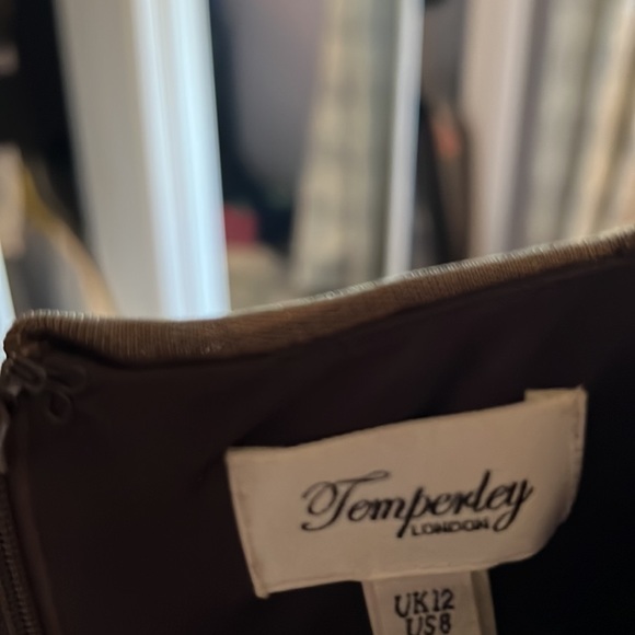 COPY - Bronze midi Dress gorgeous for an evening or day event - Picture 6 of 6